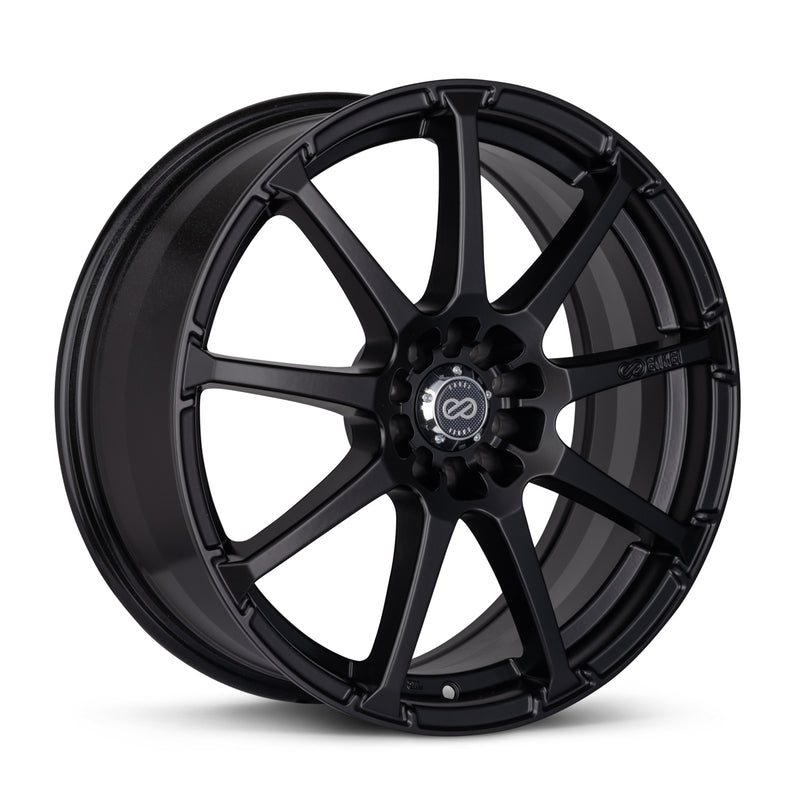 Enkei EDR9 17x8 5x100/114.3 38mm Offset 72.6 Bore Diameter Matte Black Wheel - 441-780-0238BK