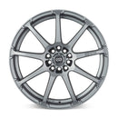 Enkei EDR9 18x7.5 5x100/114.3 45mm Offset 72.6 Bore Dia Silver Wheel - 441-875-0245SP