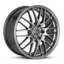 Enkei EKM3 17x7 5x100 45mm offset 72.8 Bore Diameter Hyper Silver Wheel - 442-770-8045HS