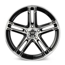 Enkei FD-05 17x7 5x114.3 40mm Offset Black Machined Wheel - 434-770-6540BKM