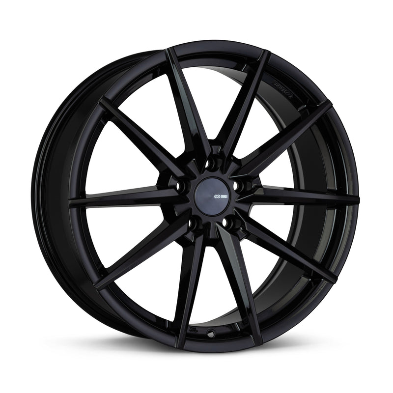 Enkei Hornet 19x8 5x112 45mm Offset 72.6mm Bore Gloss Black Wheel - 533-980-4445BK