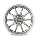 Enkei J10 17x7 4x100/114.3 42mm Offset 72.62mm Bore Dia Silver w/ Machined Lip Wheel - 409-770-10SP