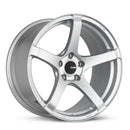 Enkei Kojin 18x8 42mm Offset 5x120 Bolt Pattern 72.6mm Bore Dia Silver Wheel - 476-880-1242SP