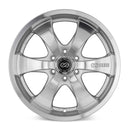 Enkei M6 17x8 10mm Offset 6x139.7 BP 108.6mm Bore Mirror Finish Truck & SUV Wheel - 482-780-8410MF