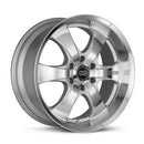 Enkei M6 18x8.5 20mm Offset 5x127 Bolt Pattern 71.6mm Bore Mirror Finish Truck & SUV Wheel - 482-885-7320MF