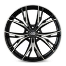 Enkei ONX 20x8.5 5x114.3 40mm Offset 72.6mm Bore Black Machined Wheel - 505-285-6540BKM