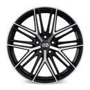 Enkei Phantom 19x8 5x114.3 35mm 72.6mm Bore Black Machined Wheel - 518-980-6535BKM