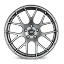 Enkei Raijin 18x8.5 42mm Offset 5x112 Bolt Pattern 72.6 Bore Diameter Hyper Silver Wheel - 467-885-4442HS
