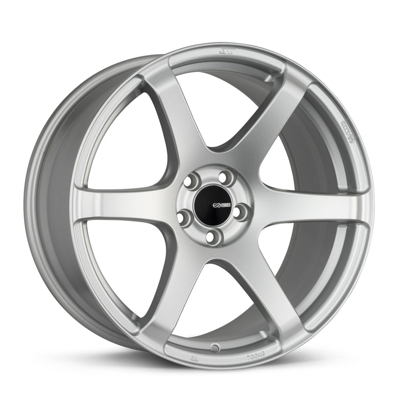 Enkei T6S 18x8 35mm Offset 5x114.3 Bolt Pattern 72.6 Bore Matte Silver Wheel - 485-880-6535SP