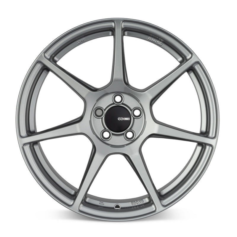 Enkei TFR 17x9 5x100 45mm Offset 72.6 Bore Diameter Storm Gray Wheel - 516-790-8045GR