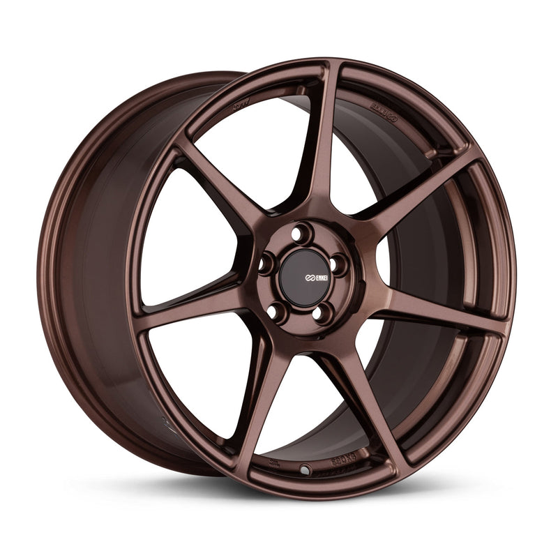 Enkei TFR 19x8.5 5x114.3 35mm Offset 72.6 Bore Diameter Copper Wheel - 516-985-6535ZP