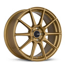 Enkei TS10 18x8 45mm Offset 5x100 Bolt Pattern 72.6mm Bore Dia Gold Wheel - 499-880-8045GG