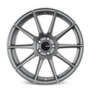 Enkei TS10 18x8 45mm Offset 5x100 Bolt Pattern 72.6mm Bore Dia Grey Wheel - 499-880-8045GR