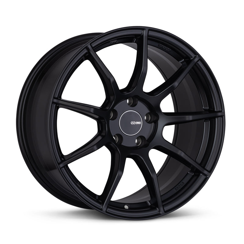 Enkei TS9 18x8.5 5x100 40mm Offset 72.6mm Bore Black - 492-885-8040BK