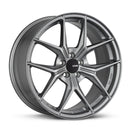 Enkei TSR-X 18x8 45mm Offset 5x100 BP 72.6mm Bore Storm Gray Wheel - 529-880-8045GR