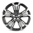 Enkei Vortex 5 Wheel 18x8 40mm Offset 5x120 72.6mm Bore - Anthracite Machined - 510-880-1240AM