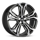 Enkei Vortex 5 Wheel 17x7.5 45mm Offset 5 x 100 72.6mm Bore - Anthracite Machined - 510-775-8045AM