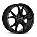Enkei Vulcan 17x7.5 45mm Offset 5x114.3 Bolt 72.6mm Bore Gloss Black Wheel - 517-775-6545BK