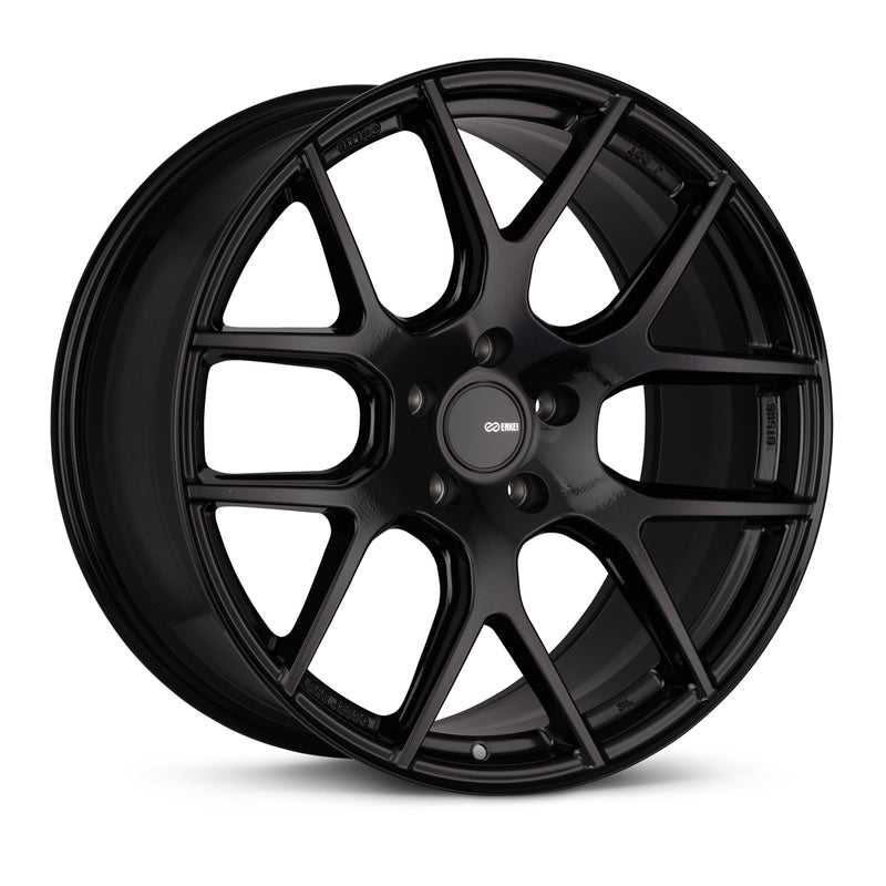 Enkei XM-6 18x8 5x114.3 40mm Offset 72.6mm Bore Gloss Black Wheel - 531-880-6540BK