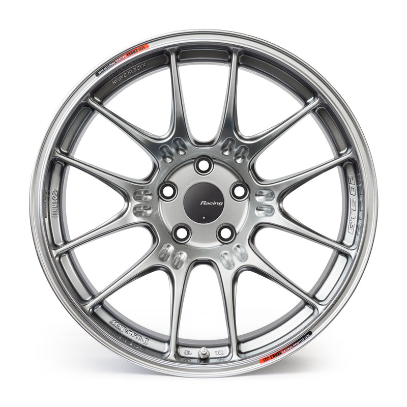 Enkei GTC02 19x9 5x112 45mm Offset 66.5mm Bore Hyper Silver Wheel - 534-990-4445HS