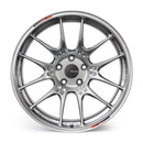 Enkei GTC02 18x9.5 5x114.3 40mm Offset 75mm Bore Hyper Silver Wheel - 534-895-6540HS