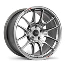 Enkei GTC02 18x10.5 5x114.3 22mm Offset 75mm Bore Hyper Silver Wheel (lation) - 534-8105-6522HS