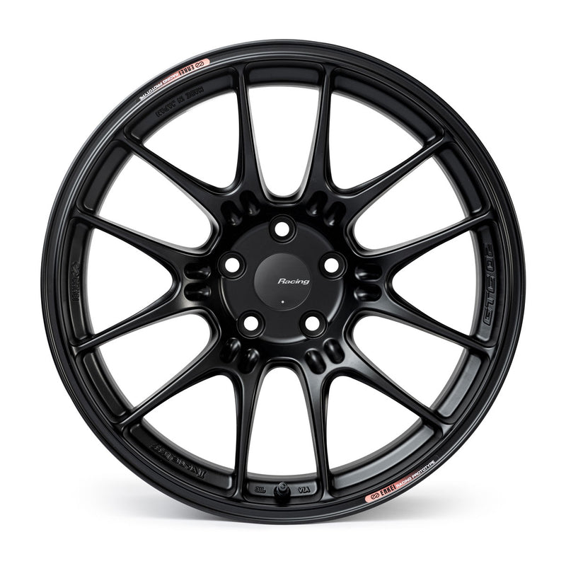 Enkei GTC02 19x9 5x120 30mm Offset 72.5mm Bore Matte Black Wheel - 534-990-1230BK