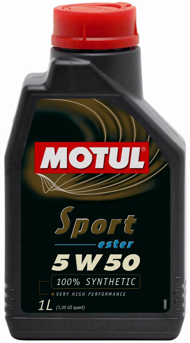 Motul Sport Ester Motor Oil 5W50 - 1L (1.05 qt.) - 103048