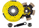 ACT HD/Race Sprung 6 Pad Kit - 86-93 Ford Mustang 5.0 GT, SVT Cobra - for OEM Spline - FM1-HDG6