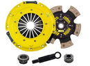 ACT HD/Race Sprung 6 Pad Kit - 96-2/01 Ford Mustang 4.6 GT, SVT Cobra - for OEM Spline - FM7-HDG6
