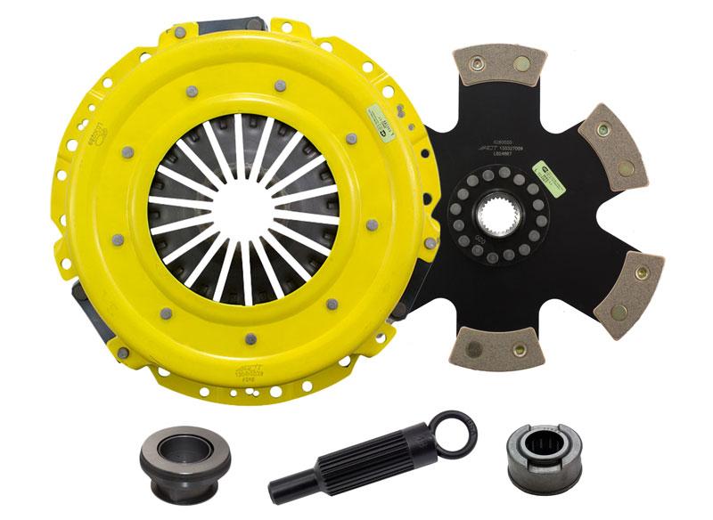 ACT HD/Race Rigid 6 Pad Kit - 99-04 Ford Mustang 4.6 GT - for Aftermarket 26 Spline - FM9-HDR6