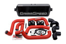 Grimmspeed Front Mount Intercooler Kit [Inc. Red Piping] - Subaru 08-14 STI - 090227