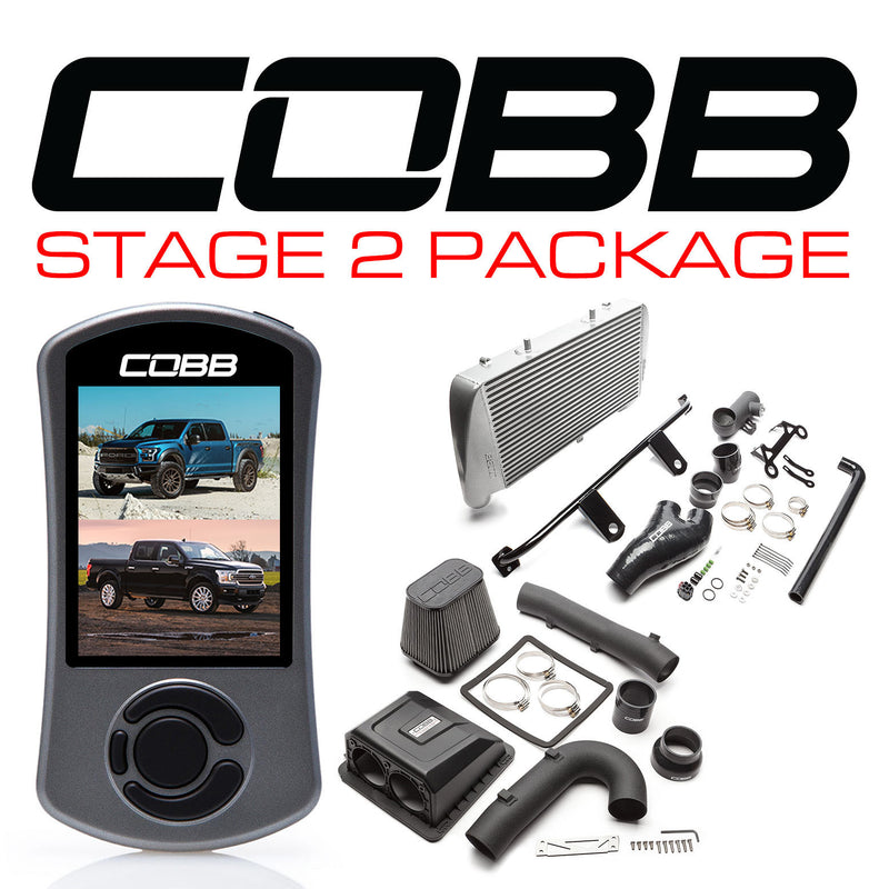 Cobb Tuning  Ford Stage 2 Power Package Silver F-150 Ecoboost Raptor / Limited - FOR0050020SL