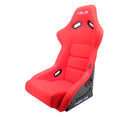 NRG FRP Fiberglass Bucket Seat Red Cloth (Large) - FRP-300RD