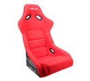 NRG FRP Fiberglass Bucket Seat Red Cloth (Large) - FRP-300RD