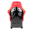 NRG FRP Fiberglass Bucket Seat Red Cloth (Large) - FRP-300RD