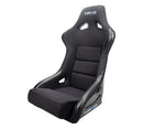 NRG FRP Fiberglass Bucket Seat - Black, Race style bolster/lumbar - (Large) - FRP-301