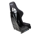 NRG FRP Fiberglass Bucket Seat - Black, Race style bolster/lumbar - (Large) - FRP-301