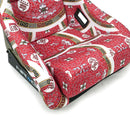 NRG FRP Fiberglass Bucket Seat PRISMA-  Oriental Longivity Plate edition in vegan material with gold pearlized back plus phone pockets. (Large) - FRP-302-DYNASTY