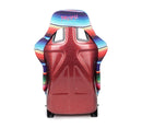 NRG FRP Fiberglass Bucket Seat PRISMA- Serepi Edition with red pearlized back in vegan material. Pink Panther Color Leopard print finish in vegan material plus phone pockets. (Large) - FRP-302-MEXICALI