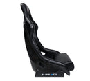 NRG FRP Fiberglass Bucket Seat PRISMA Edition with pearlized back. All Black PVC vegan material. (Large) - FRP-302BK-V