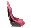 NRG FRP Fiberglass Bucket Seat PRISMA Edition with pearlized back. All Maroon alcantara vegan material w/ phone pockets. (Large) - FRP-302MAR-PRISMA