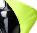 NRG FRP Fiberglass Bucket Seat PRISMA Edition with pearlized back. All Neon Green alcantara vegan material w/ phone pockets. (Large) - FRP-302NG-PRISMA