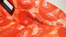NRG FRP Fiberglass Bucket Seat PRISMA- ULTRA SLICE Edition with gold pearlized back. Pizza Microfiber print finish in vegan material plus phone pockets. (Large) - FRP-302-PIZZA