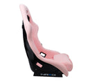 NRG FRP Fiberglass Bucket Seat PRISMA Edition with pearlized back. All Pink alcantara vegan material w/phone pockets. (Large) - FRP-302PK-PRISMA