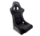 NRG FRP Fiberglass Bucket Seat (Medium) Black w/ Phone Pockets - FRP-310