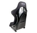 NRG FRP Fiberglass Bucket Seat (Medium) Black w/ Phone Pockets - FRP-310