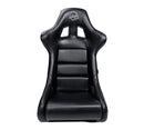 NRG FRP Fiberglass Bucket Seat (Medium) Black water resistant vinyl material - FRP-310GY-SHIELD