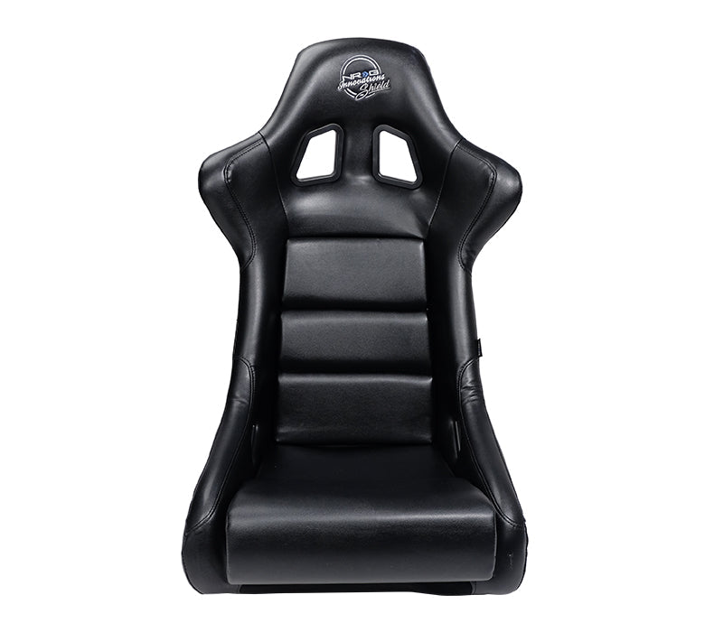 NRG FRP Fiberglass Bucket Seat (Medium) Black water resistant vinyl material - FRP-310GY-SHIELD