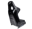 NRG FRP Fiberglass Bucket Seat (Medium) Black water resistant vinyl material - FRP-310GY-SHIELD